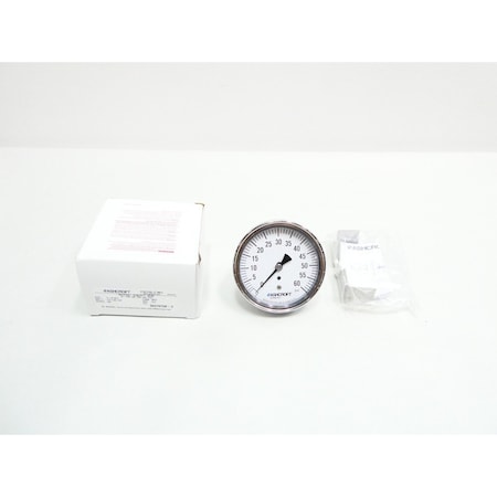 Ashcroft 3-1/2IN 1/4IN 0-60PSI NPT PRESSURE GAUGE 35-1009-SW-02B-60#-XUC